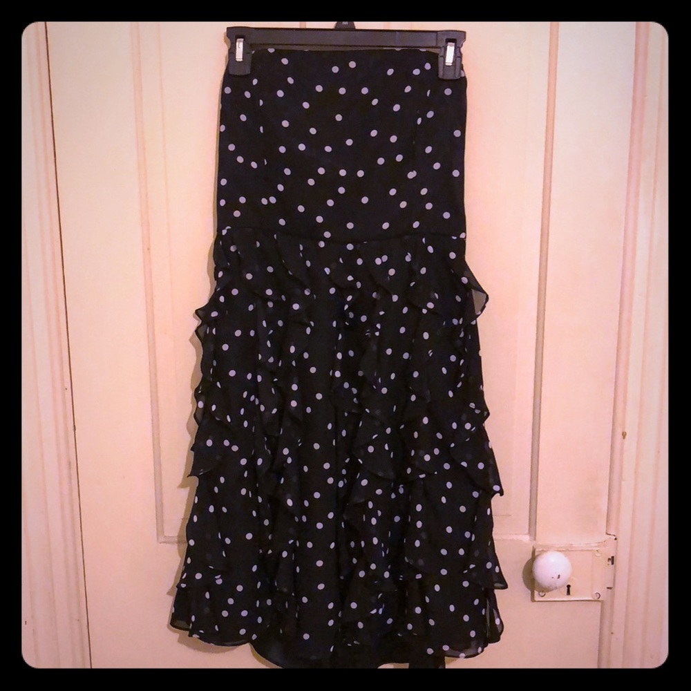 White House Black Market strapless dress
